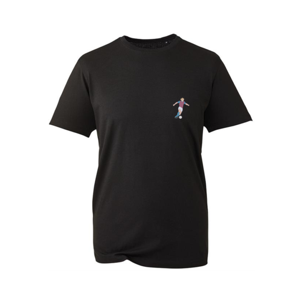 Bobby Moore Black Crew Neck T-Shirt
