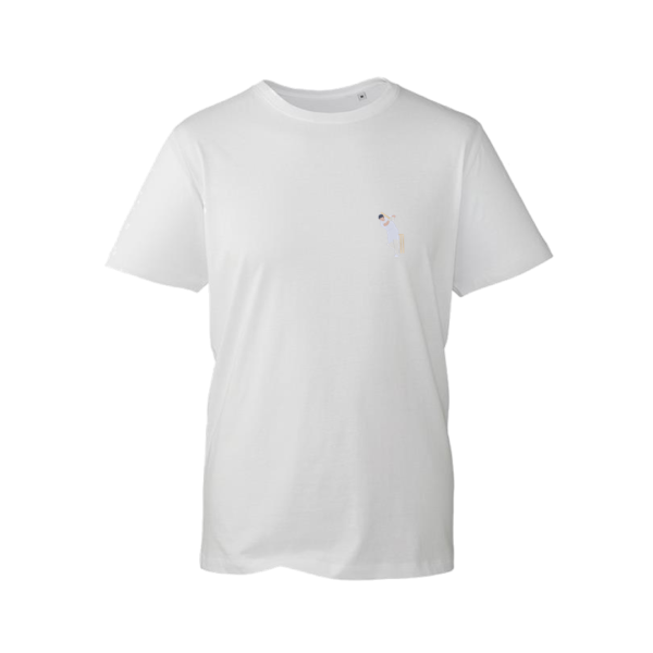 Geoffrey Boycott White Crew Neck T-Shirt