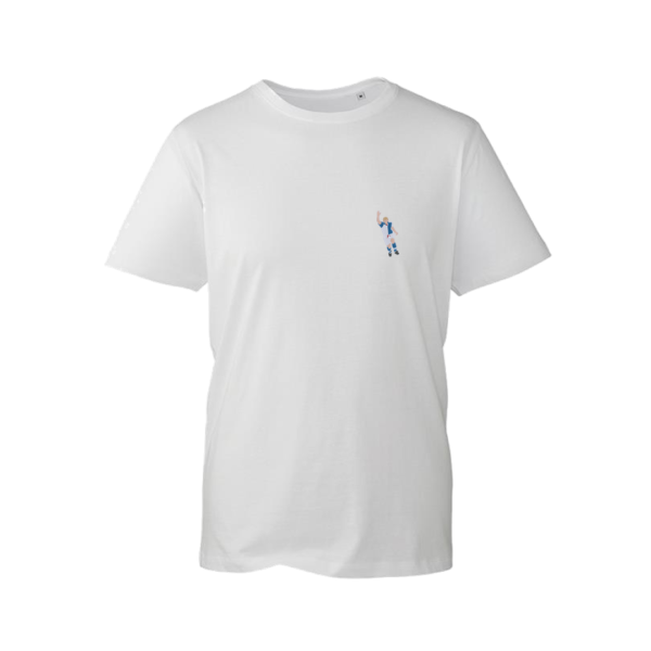 Alan Shearer White Crew Neck T-Shirt