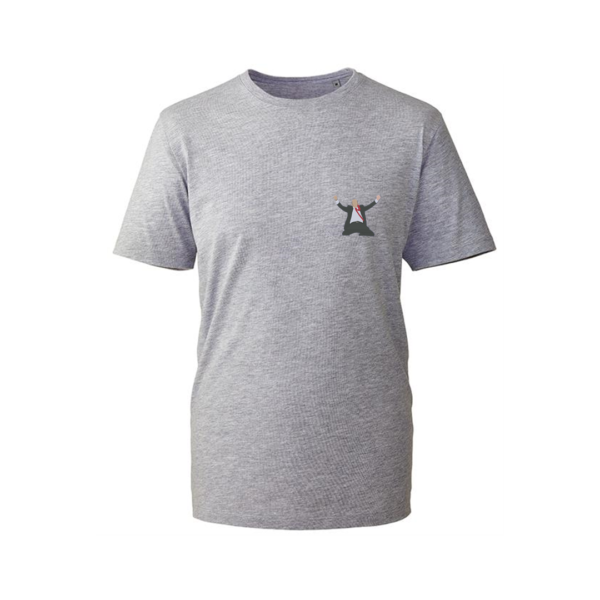 Paolo Di Canio Grey Crew Neck T-Shirt